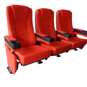 CineSlider luxe thuis bioscoopstoelen rij van 3 stoelen