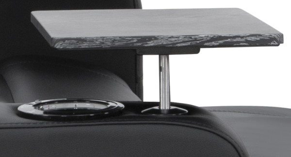 Black connector for table-wineglass holder-phone-tablet holder
